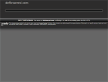 Tablet Screenshot of deflowered.com